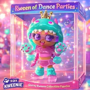 XOX Kweenie Quirky Kweens Kween Of Dance Parties Figurine Figure Complete